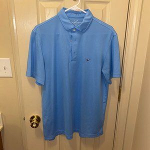 Vineyard Vines Performance Polo M Light Blue